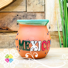 Set of 4 Mexico Clay Mugs - Jarrito Mexicano