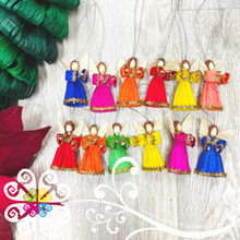 Dozen Angel Corn Husk Ornaments- Set of 12 pcs
