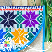Medium Embroidered Cartera Senilla - Palm Wallet
