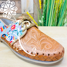 White Multicolor Otomi - Loafers Artisan Leather Women Shoes