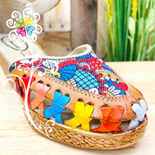 Natural Mandala Mosaic - Buckle Wedges Women Shoes