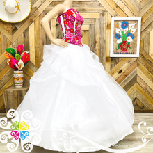 Tehuana Embroider Wedding Dress - CUSTOM ORDER