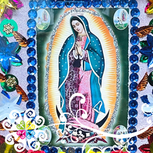 Virgen De Guadalupe Shadow Box - Mexican Wall Decor