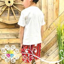 Red Juanito Short and Tee Set - Mexican Boy Outfit