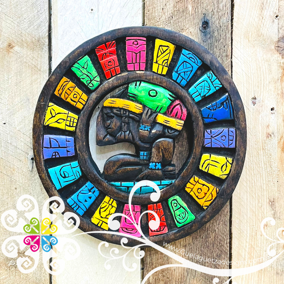 Small Hand Carve Mexican Calendars