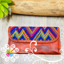 Snap Embroidery Wallet