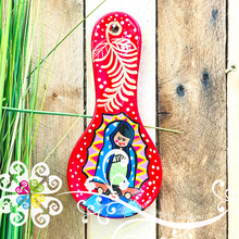 Virgen Guadalupe Hand Painted Spoon Rest