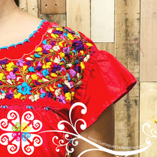 Medium Blusa San Antonino Tableada - Embroider Women Top