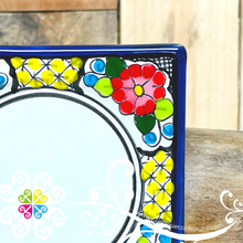 Multicolor Talavera Floral Bouquet - Mexican Coasters