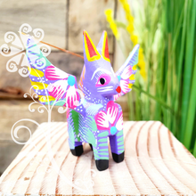 Mini Pegasus Alebrije Handcarve Wood Decoration Figure