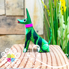 Mini Rottweiler Dog Alebrije Handcarve Wood Decoration Figure