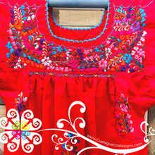 Large Blusa San Antonino Sencilla- Short Sleeve - Embroider Women Top