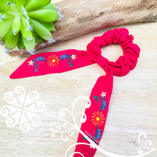 Embroider Scrunchies with tails