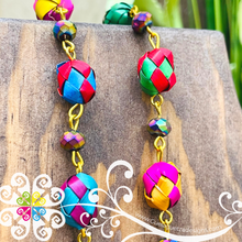 Sparky Multicolor Pearls - Palm Artisan Necklace