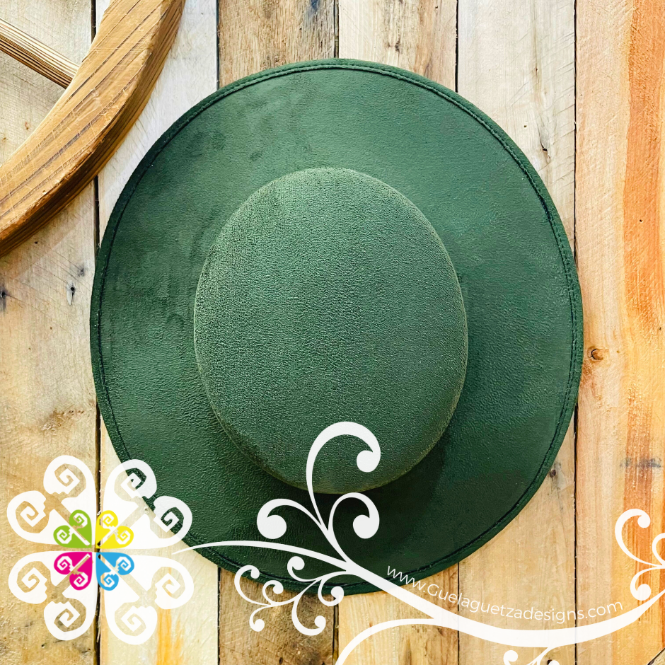 Olive Green Golf Velvet Hat-  Fall Hat