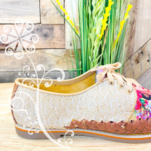 Frida Braids/Gold - Loafers Artisan Leather Women Shoes