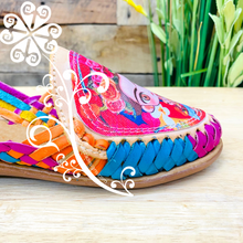 Frida Flat Shoes- Natural Multicolor Panchitos