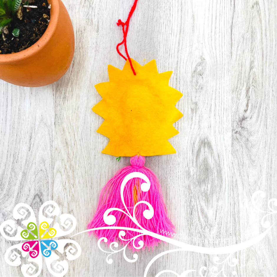 Set of 6 Christmas Pom Pom Sets - Christmas Ornaments