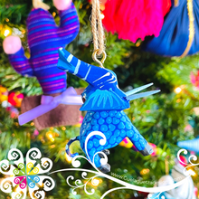 Set of 4 Alebrije Ornaments - Christmas Mexican Ornament