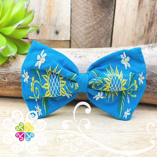 Sunflower Hair Bow Clips