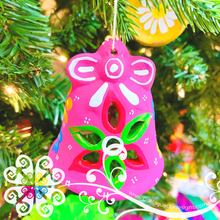 Single Bell Clay Ornament