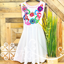 Dahlia Bouquet Embroider Dress