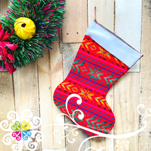 Mexican Cambray Christmas Stockings