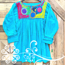 Colorful Embroider Rococo Top - Long Sleeve