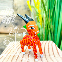 Mini Goat Alebrije Handcarve Wood Decoration Figure