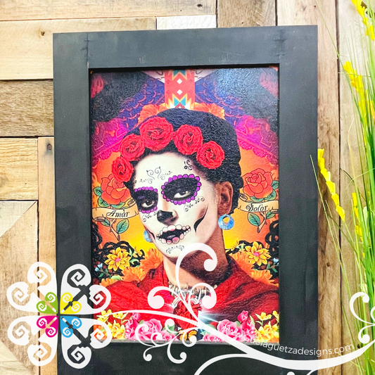 Small Frida Wall Art - Litografia