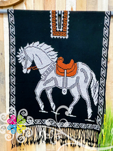 Black Horse Design  - Men Poncho
