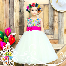 Flower Girl Handmade Embroider Dress - CUSTOM ORDER