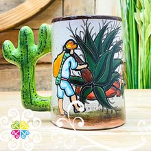 Cactus Beer Mug - Clay Mug