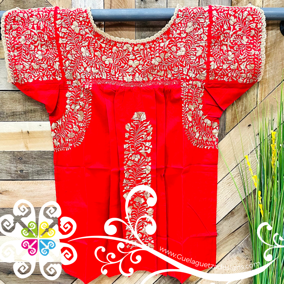 Large Solid Colors Blusa San Antonino Fina - Embroider Women Top