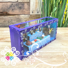 Purple Long Box Decor - Cajita Decorativa Barro Cocido