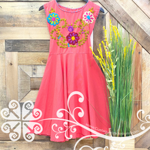 Dahlia Bouquet Embroider Dress