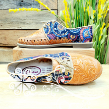Multicolor Circles - Loafers Artisan Leather Women Shoes