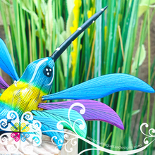 Medium Hummingbird Alebrije- Handcarve Wood Decoration Figure