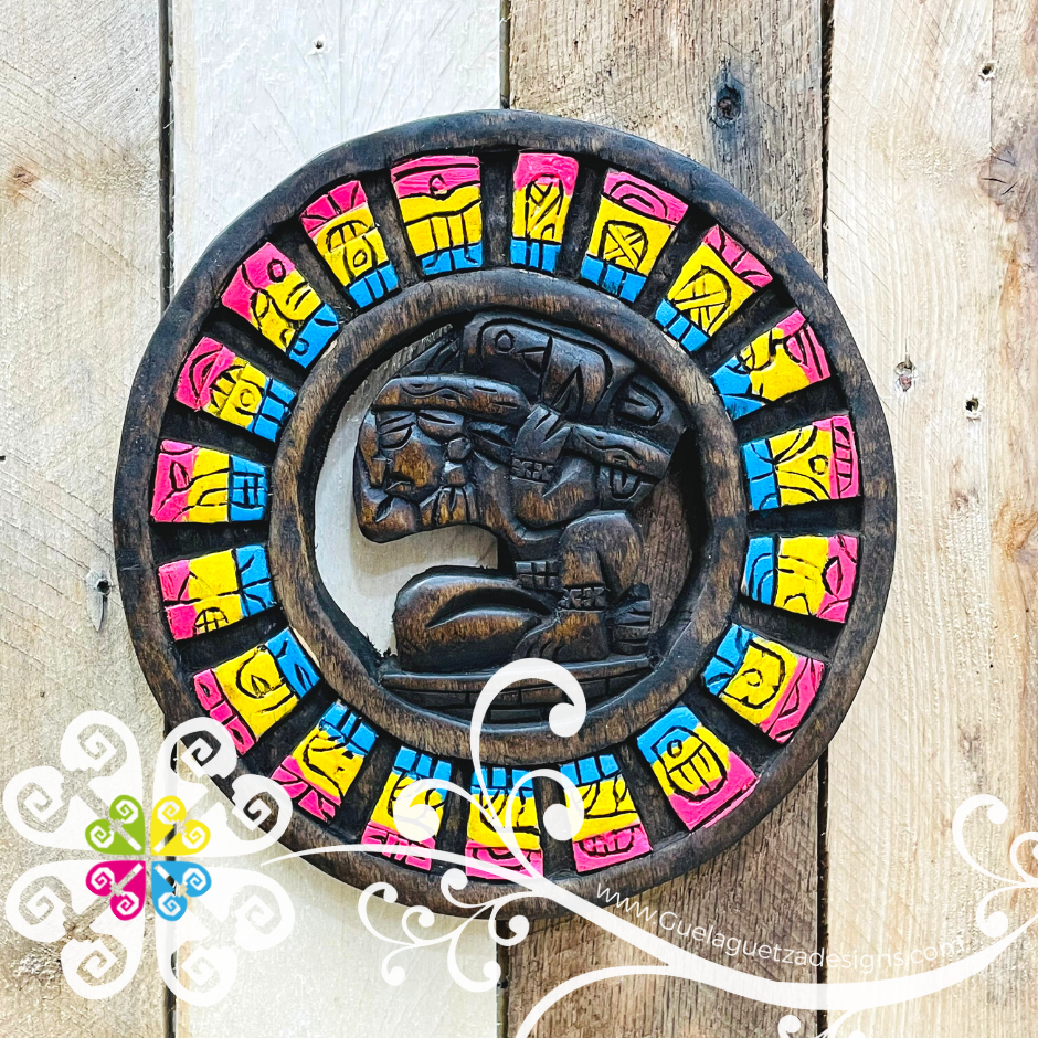 Small Hand Carve Mexican Calendars