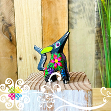 Mini Wolf Alebrije Handcarve Wood Decoration Figure
