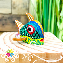 Mini Betta Fish Alebrije Handcarve Wood Decoration Figure