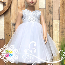 0-6m Girls Embroidered Party Dress