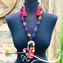 Long Palm Beads - Palm Jewelry Set