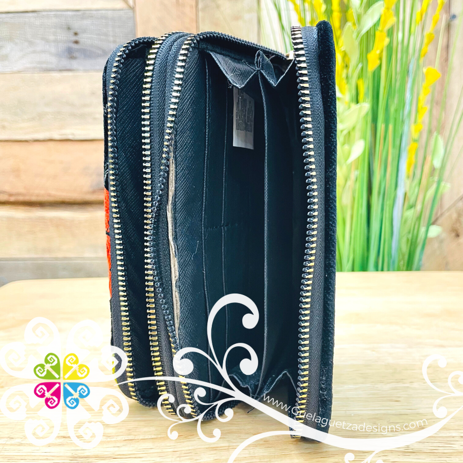 Large Tehuana Embroider Wallet