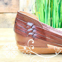 Brown Tassels Flat Shoes - Huarache Piel