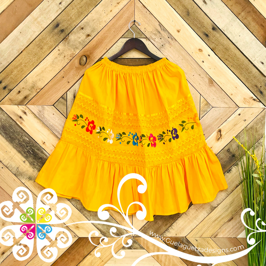 Falda Bordada - Women Embroider Skirt