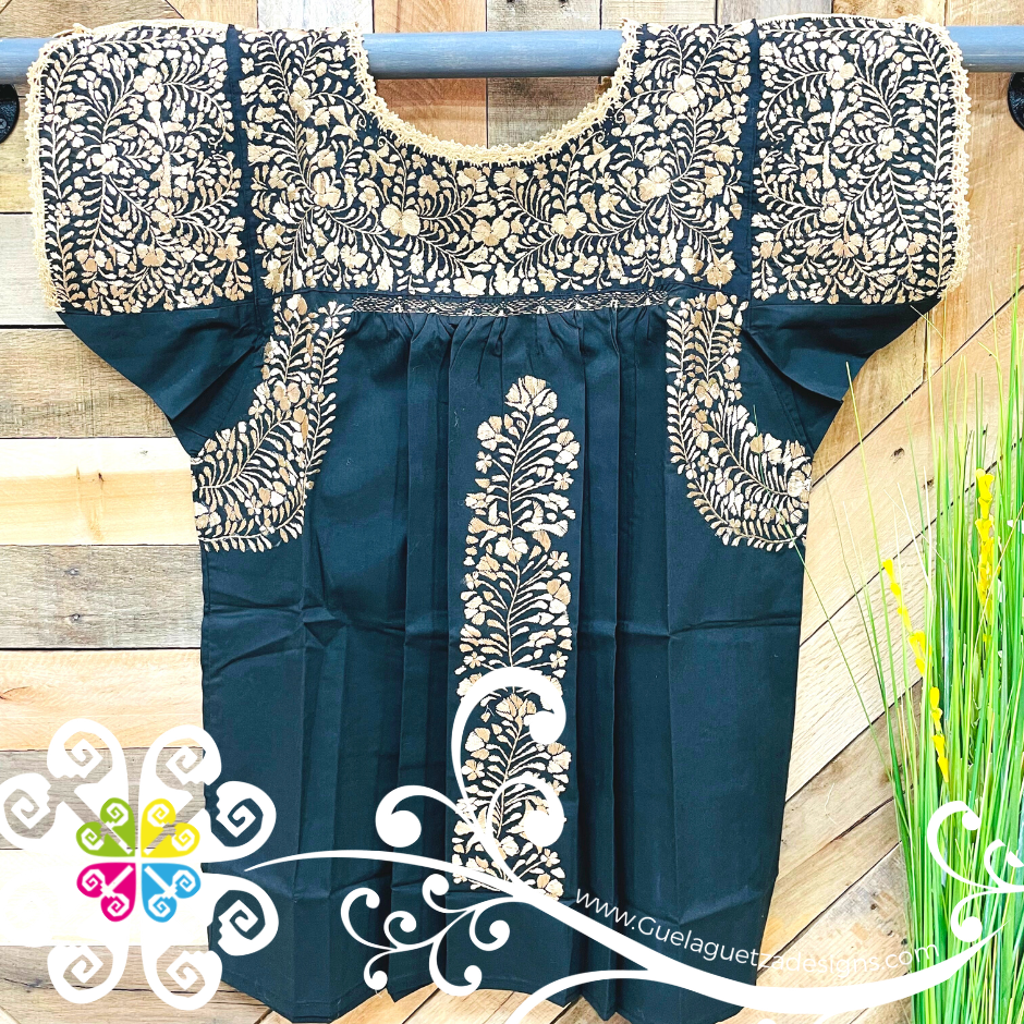 Large Solid Colors Blusa San Antonino Fina - Embroider Women Top