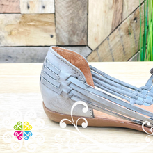 Silver Tassels Flat Shoes - Huarache Piel
