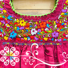 Medium Blusa San Antonino Sencilla - Short Sleeve - Embroider Women Top