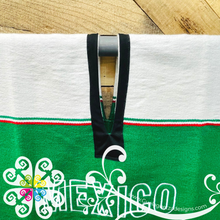 Tricolor Guadalupe Design - Sarape Men Poncho